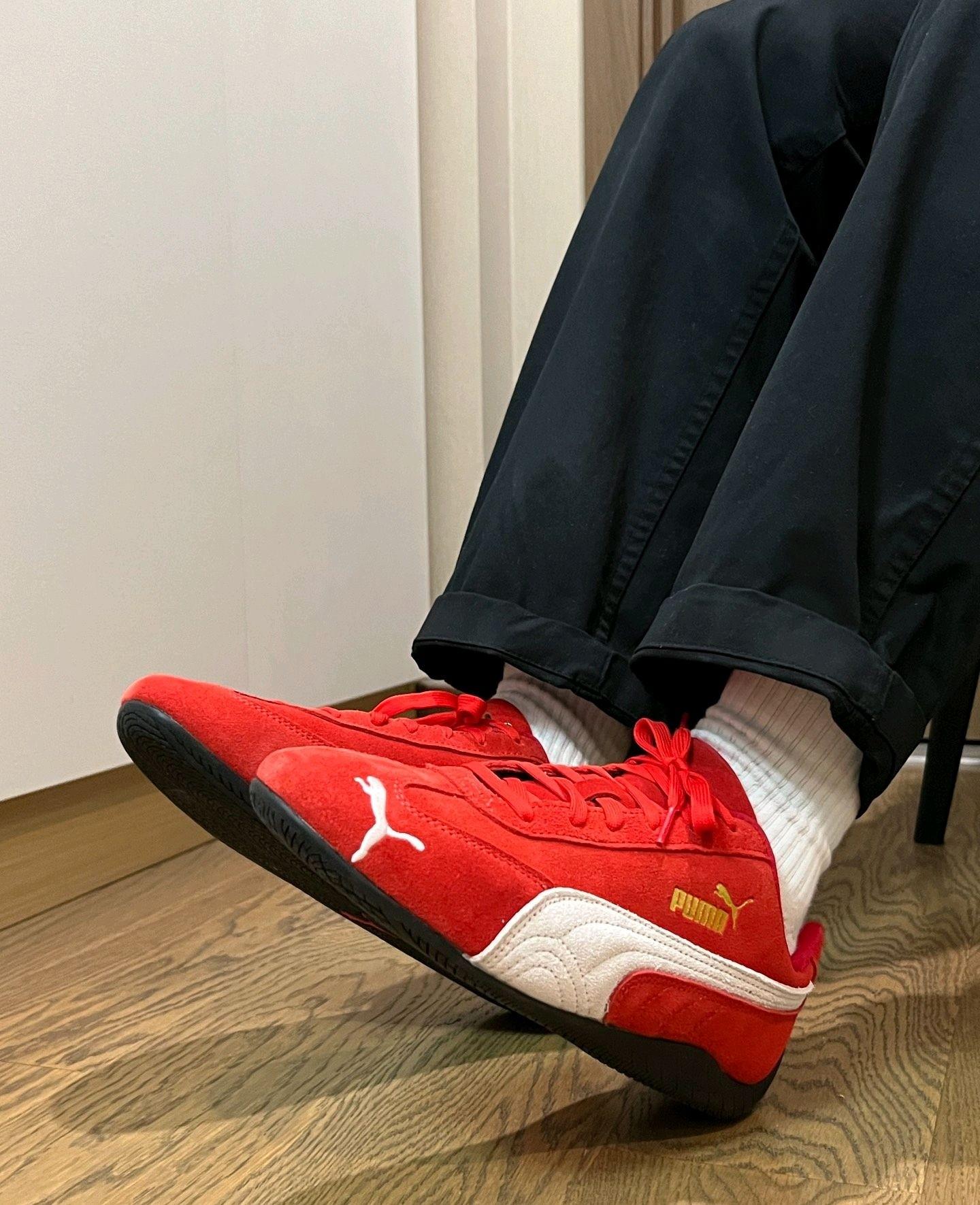 PUMA彪马 speedcat Go OG 牛剖层革头层牛皮 赛车鞋 耐磨 低帮 训练鞋 男女同款